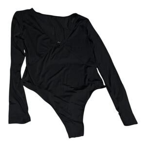 Fisoew Black BodySuit Size L NWT